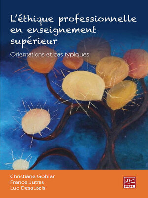 cover image of L'éthique professionnelle en enseignement supérieur.